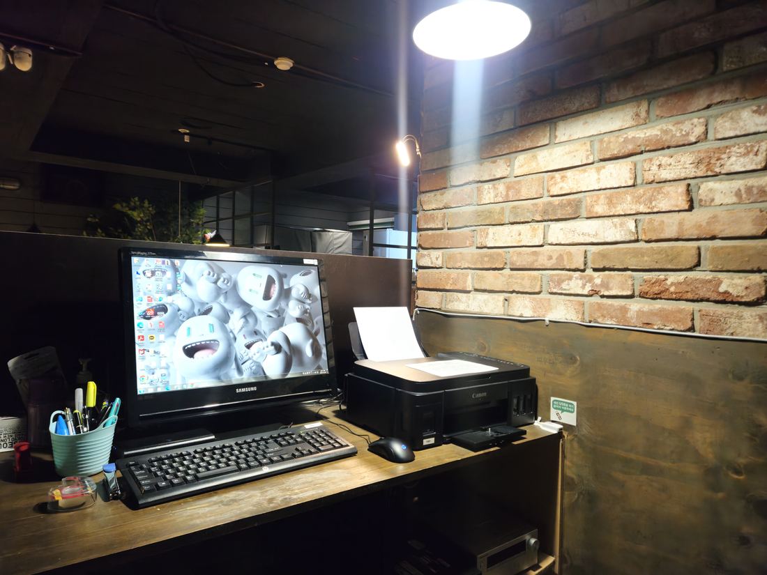 수원 고시원 몽쉘하우스 라운지 PC·프린터